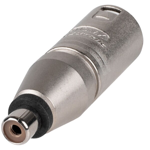 Main product image for Neutrik NA2MPMF 3 Pin XLR Male to RCA Phono Socke 092-2406
